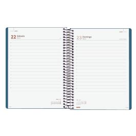 Finocam Agenda Anual My Espiral E10-155x212 mm 1Dp Azul 2025