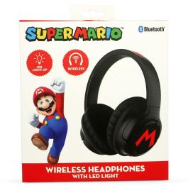 OTL Technologies Auriculares Inalámbricos LED Super Mario Bros Bluetooth 5.3 con Micrófono Autonomía 50h