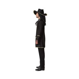 Disfraz Pirata Hombre Adulto Barbanegra XS-S - Negro, Polyester, Temática Piratas Disfraz Pirata Hombre Adulto Barbanegra XS-S - Negro, Polyester, Temática Piratas