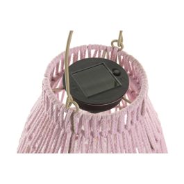 DKD Home Decor Lampara Solar Terraza Jardin Multicolor Set 3 24x24x44 cm