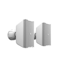 LD Systems Integration Serie Dqor (LDDQOR3TW) 3" Two-Way Passive Indoor/Outdoor Installation Loudspeaker 16 Ohm, 70/100 V, White (Pair) Warranty 5 Years (Pu3)