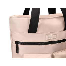 Mochila Antartik Bolso Flip Bag Con Acolchado Para Portatil 15'' Beige 400x120x390 mm