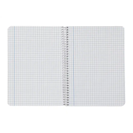 Liderpapel Cuaderno Espiral A5 Witty Tapa Dura 80 Hojas 90gr Cuadro 6mm Con Margen Colores Surtidos