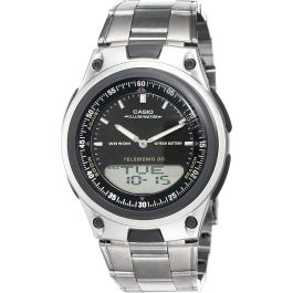 Reloj Hombre Casio ILLUMINATOR TELEMEMO 30 Negro Plateado (Ø 40 mm) Precio: 88.50000016. SKU: B1EKJZ7BWA
