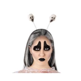 Diadema Halloween Calaveras Blancas - Complemento para disfraces de esqueleto, alma en pena o criatura sobrenatural Precio: 1.49999949. SKU: S1132270
