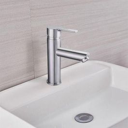 Edouard Rousseau EDR8414194402632 Mezclador de Lavabo Dower Cartucho Cerámico Ø 35mm Tope Eco-stop Aireador Reductor Caudal Cromo