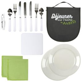 Cook Concept Juego De Picnic Para 2 Personas Con Vajilla Completa Y Bolsa