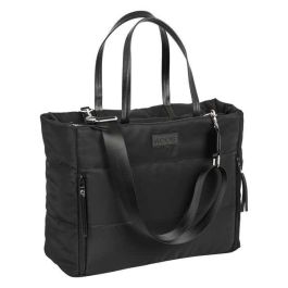 Bolso Moos Negro Acolchado Negro (54 x 31 x 17 cm)