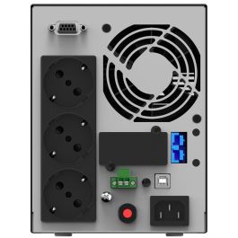 PowerWalker VFI 1000 AT UPS Online Doble Conversión, 1 kVA / 900W, 140x329x191mm, Negro