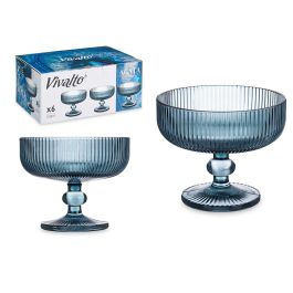 Copa Helado Azul Oscuro Rayas 310Ml Vivalto 12X10CM (24 Unidades) Precio: 40.49999954. SKU: B1E4X5MBFJ