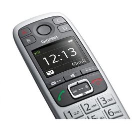 Gigaset E560 Teléfono Inalámbrico DECT con Manos Libres Identificador de Llamadas Negro Plata