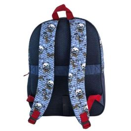 Minecraft Hostile Behaviour Mochila Escolar Primaria Doble Compartimento Adaptable a Carro Gran Capacidad 44x30x20 cm Edad 7+ años