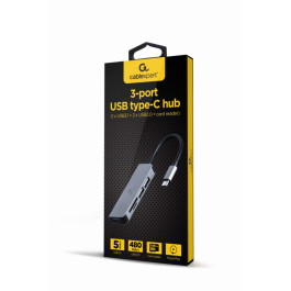 Gembird UHB-CM-CRU3P1U2P2-01 base para portátil y replicador de puertos Alámbrico USB 3.2 Gen 1 (3.1 Gen 1) Type-A Plata Precio: 13.98999943. SKU: S5616410
