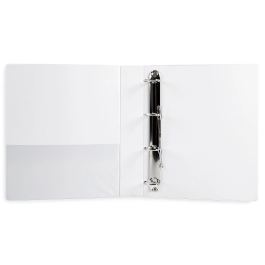 Liderpapel Carpeta Canguro 4 Anillas Mixtas 40mm A4 Plástico Blanco