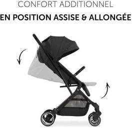 HAUCK HAU4007923160145 Cochecito compacto Travel N Care - Plegado con una mano, 4 ruedas - Negro