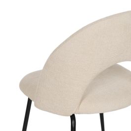 Silla Blanco Tejido-Metal Contract 49 X 60 X 81 cm