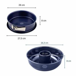Dr Oetker FAC1701993914475 - Juego de Molde Desmontable y Savarin - Back Liebe - 26 cm