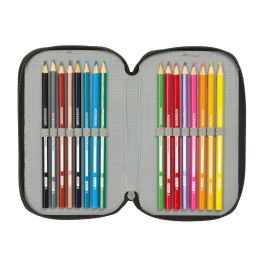 Plumier Triple Minecraft Tnt Multicolor 12,5 x 19,5 x 5,5 cm 37 Piezas