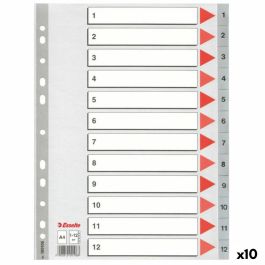 Separadores Esselte Numerado Gris A4 12 Hojas (10 Unidades) Separadores Esselte Numerado Gris A4 12 Hojas (10 Unidades) Precio: 50.79000047. SKU: S8424342