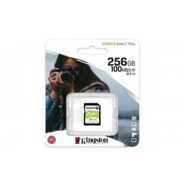 Kingston SDS2/256GB Tarjeta de Memoria SDXC CANVAS Select Plus 256GB UHS-I U3 V30 100/85MB/s Full HD 1080p Kingston SDS2/256GB Tarjeta de Memoria SDXC CANVAS Select Plus 256GB UHS-I U3 V30 100/85MB/s Full HD 1080p