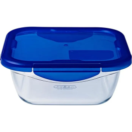 Pyrex Cook&Go Recipiente Cuadrado de Vidrio Transparente 16,7x16,7x7 cm - 0,80 L Precio: 8.49999953. SKU: B12LVRLR82