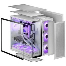 Mars Gaming MC-NOVA2 Torre Gaming XXL E-ATX, Doble Cristal Templado, Aluminio Aeroespacial, Alta Refrigeración, Blanca y Negra Mars Gaming MC-NOVA2 Torre Gaming XXL E-ATX, Doble Cristal Templado, Aluminio Aeroespacial, Alta Refrigeración, Blanca y Negra