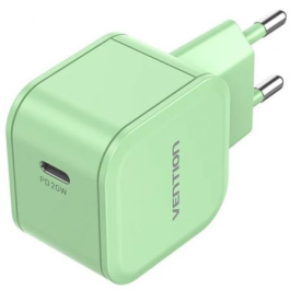 Vention FEJG0-EU Cargador de Pared GaN USB-C 20W Carga Rápida PD Verde Precio: 6.69000046. SKU: B1HWMB3JVN