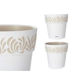 Stefanplast Maceta Plástico 30 cm Gaia Blanca con Reserva de Agua (Set de 6) Precio: 38.50000022. SKU: S3610144