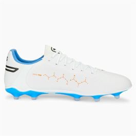 Botas de Fútbol para Niños Puma Ultra 5 Match It + Mid Blanco