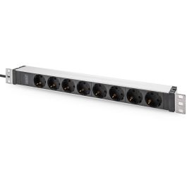 Digitus Regleta de Enchufes PDU 1U de Aluminio Horizontal 8 Tomas Schuko 16A 230V con Cable 2m IEC C20 Precio: 52.5000003. SKU: B16VYXZEY5