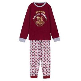 Cerdá Pijama Largo Single Jersey Harry Potter DARK RED Talla 8 años