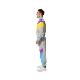 Disfraz Chándal 80s Hombre Adulto Multicolor Talla XL Carnaval Fiesta Temática Siglo XX