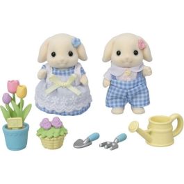 Sylvanian Families SYL1710444931322 Muñeco Hermanos Conejo Aries Articulado Jardinería Multicolor