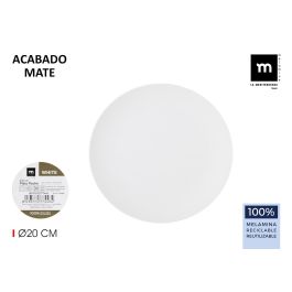 Plato Postre Melamine White 20 cm - La Mediterranea (24 Unidades) Precio: 32.58999964. SKU: B1FK4ZEPMG