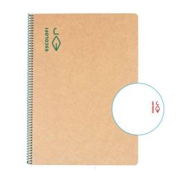 Bloc Escolofi Tapa Dura A4 100H Liso 80G Ecologico 5 unidades Precio: 37.59000036. SKU: B1BQXDVJYX