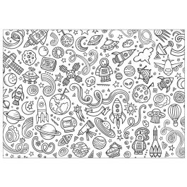Jeux 2 momes Juego de 10 Individuales para Colorear 2 momes 30x42 cm
