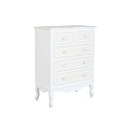 Comoda Romantico DKD Home Decor Blanco Beige 42 x 105 x 80 cm Comoda Romantico DKD Home Decor Blanco Beige 42 x 105 x 80 cm