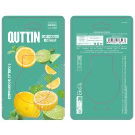 Quttin Exprimidor de Limones de Aluminio – Manual y Resistente, 22 x 7.5 x 5 cm (24 Unidades)