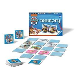 Ravensburger Memory Paw Patrol Patrulla Canina - Juego de Mesa Infantil para Niños +3 Años - Estimula y Desarrolla la Memoria