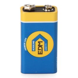 Edm Pila Alcalina 6LR61 9V 26.5x17.5x48.5mm Blister