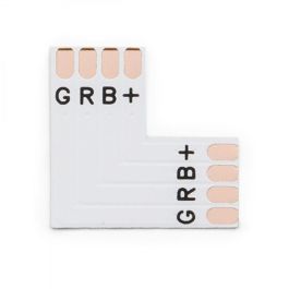 Conector para Soldar en L para Tiras de LED RGB 10mm - Conexión de Esquina Precio: 0.49999983. SKU: B18AJEFQS3