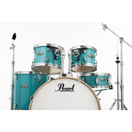 Pearl 2218B/1007T/1208T/1616F + 1455S Kit de Batería Decade Maple con Herrajes - Ice Mint Pearl Cascos Arce 5.4mm