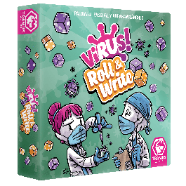 Tranjis Games Virus! Roll & Write - Juego de Mesa para 2-4 Jugadores, 20 min, +8 Años, Nueva Aventura Precio: 36.79000039. SKU: B1GRXZHC59