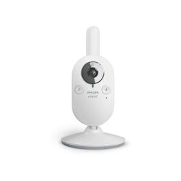Monitor de vídeo para bebés SCD892/26, alcance de 300 metros, pantalla a color de 3,5" con zoom 2x, canciones de cuna, luz nocturna, temperatura y modo ecológico.