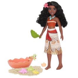 Disney Princess JFT12 MATJFT12 Muñeca Moana y Compañía con Accesorios - Princesas Disney