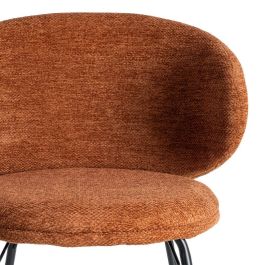 Silla Terracota Tejido-Metal Salón 57 X 53 X 75 cm