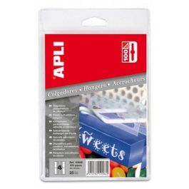 Apli Colgadores Autoadhesivos 34x48 mm Pack 100 Unidades Plástico Transparente Precio: 11.49999972. SKU: B1D6D8L39N