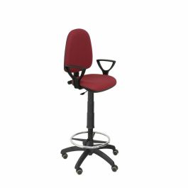 Piqueras y Crespo Silla Ayna C- Regulable en Altura, Brazos Fijos, Ruedas para Parqué, Bali Granate Precio: 178.88999975. SKU: S5702437