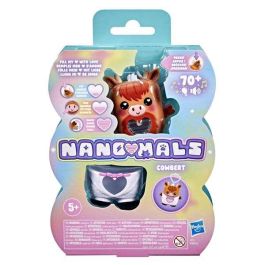 Hasbro Mascota Electrónica Interactiva Nano Mals. con 70 Sonidos y Canciones, 7 cm