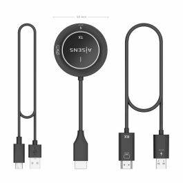 AISENS - HDMI INALAMBRICO 1080P 30M, NEGRO